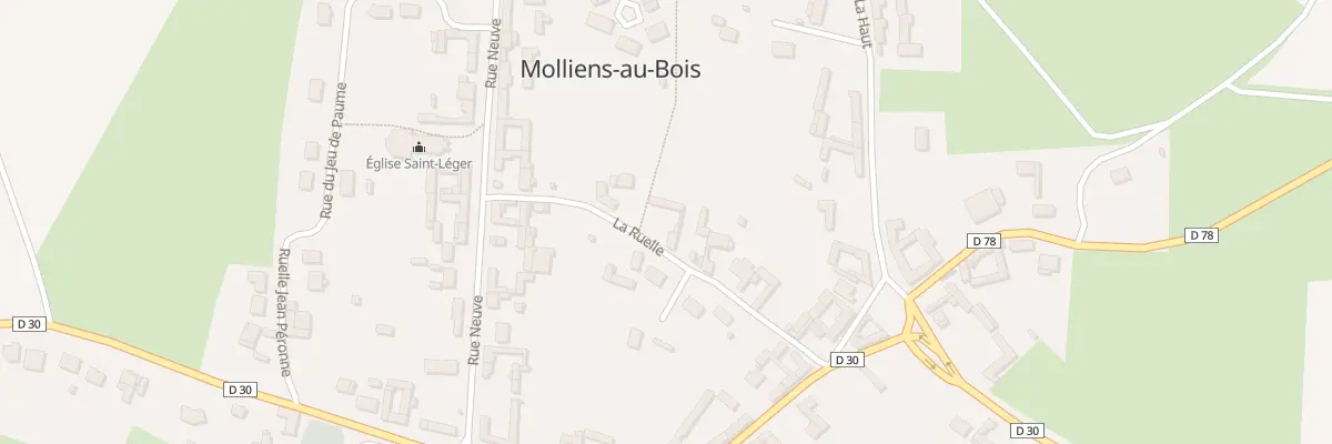 Plan du 10 Che La Ruelle à Molliens-au-Bois