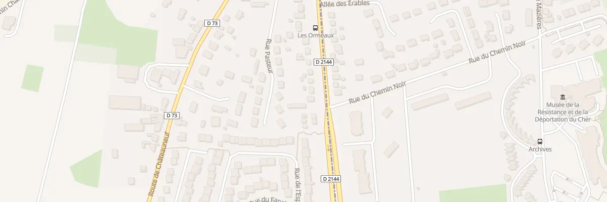 Plan du 230 Rte de Saint Amand à Trouy