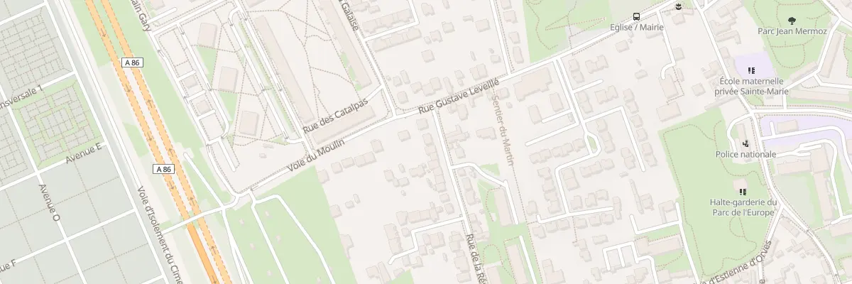 Plan du 107 Rue de la Résistance à Thiais