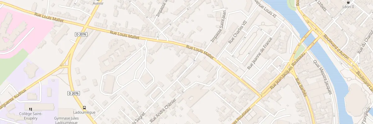Plan du 2 Rue Louis Segret à Bourges
