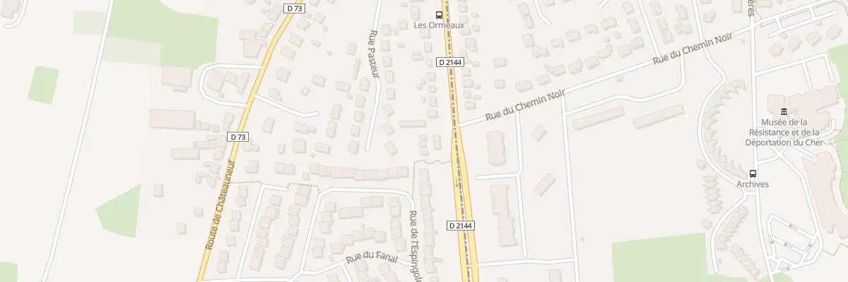 Plan du 234 Rte de Saint Amand à Trouy