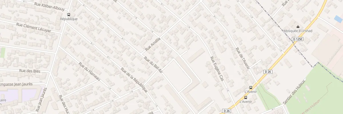 Plan du 56 Rue des Beaux Sites à Stains
