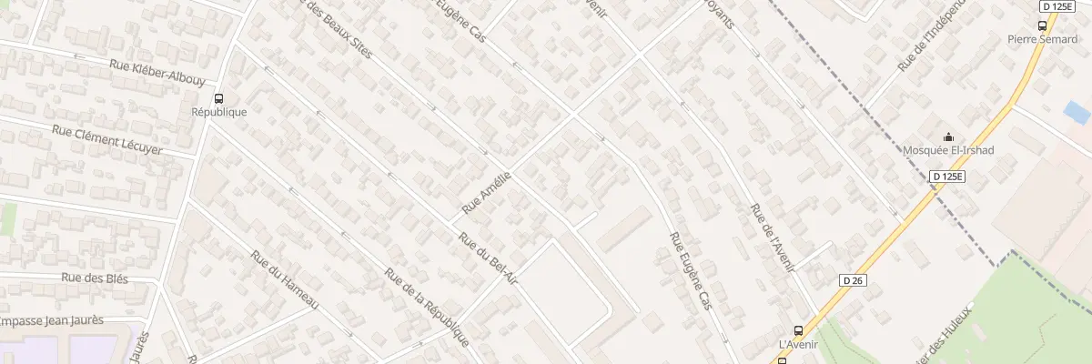 Plan du 51 Rue des Beaux Sites à Stains