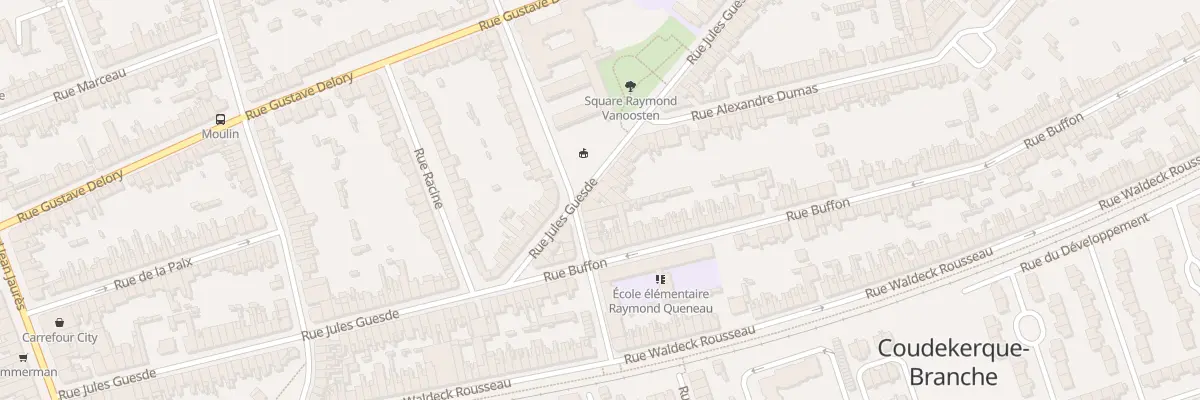 Plan du 110 Rue Jules Guesde à Coudekerque-Branche
