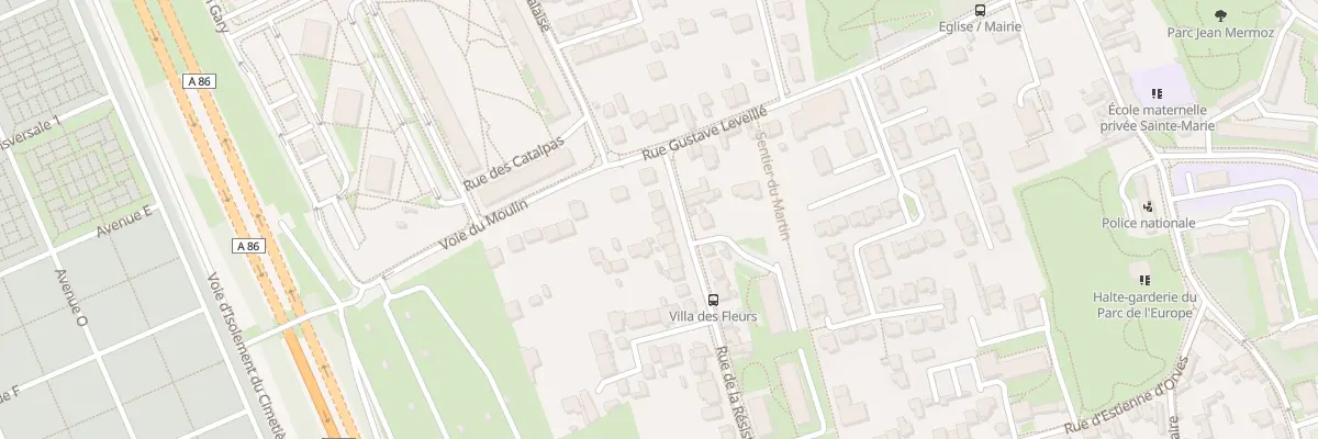 Plan du 105 Rue de la Résistance à Thiais