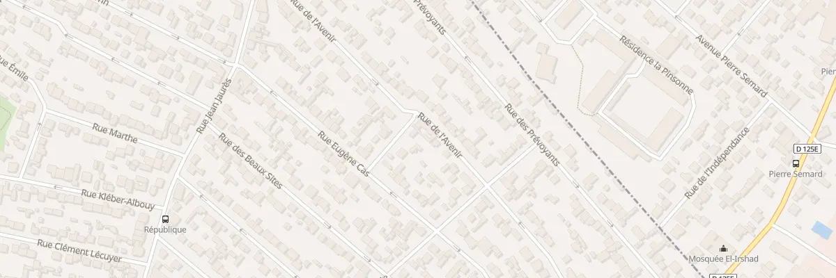 Plan du 8 Rue des Belles Vues à Stains