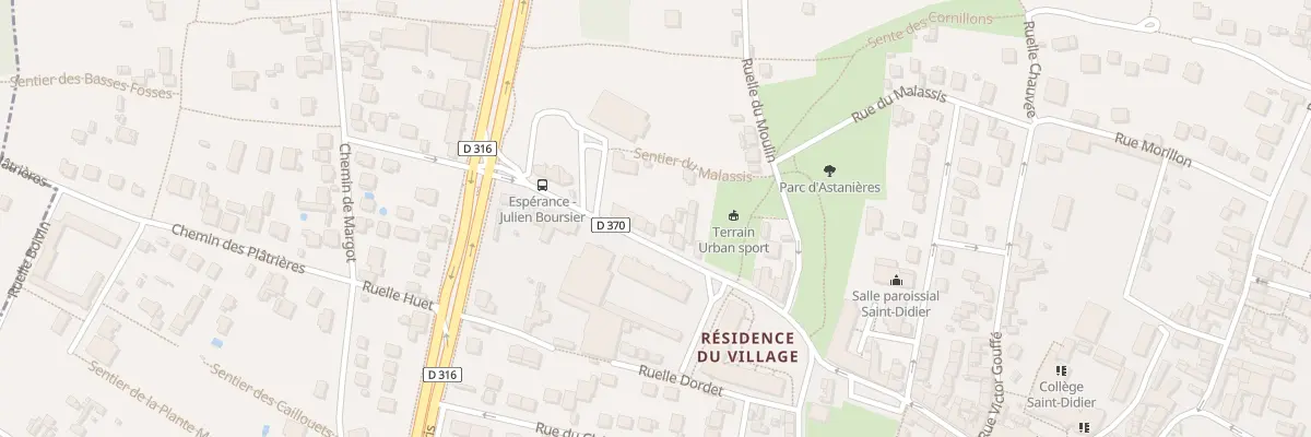 Plan du 17 Rue Julien Boursier à Villiers-le-Bel