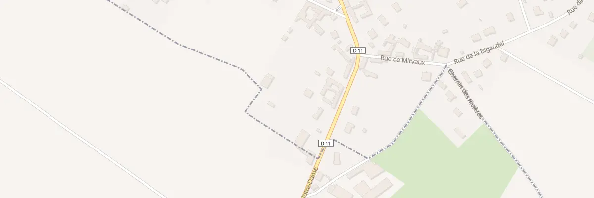 Plan du 29 Rue Notre-dame à Rubempré
