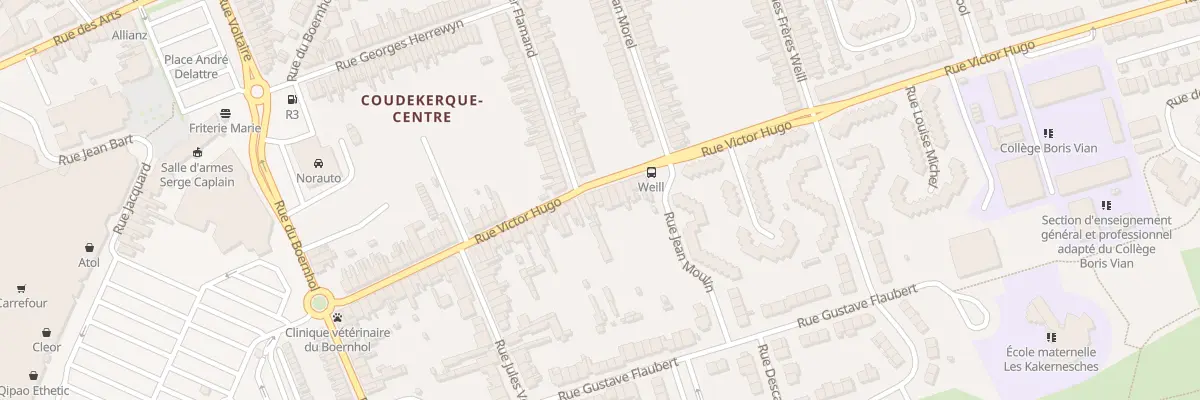 Plan du 62 Rue Victor Hugo à Coudekerque-Branche