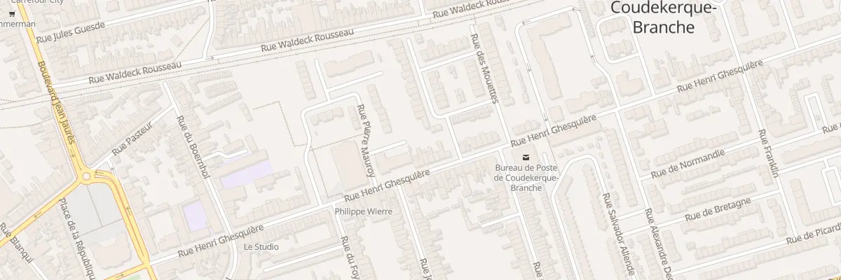 Plan du 75 Rue Henri Ghesquière à Coudekerque-Branche