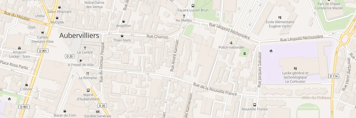 Plan du 188 Rue André Karman à Aubervilliers