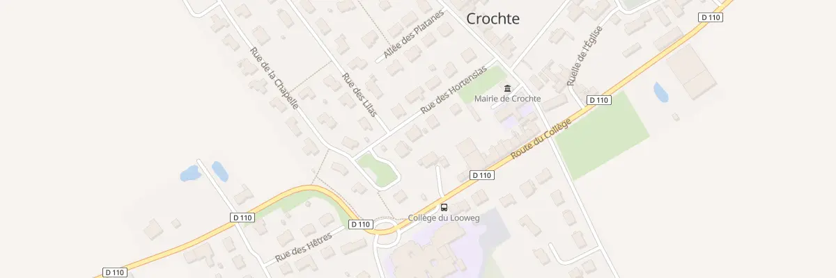 Plan du 6 Rue des Hortensias à Crochte