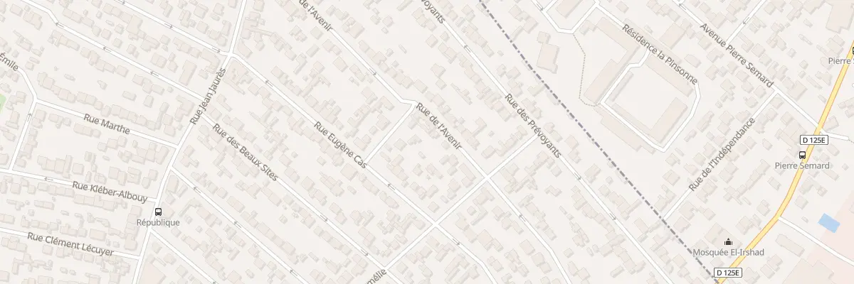 Plan du 57 Rue de l’Avenir à Stains