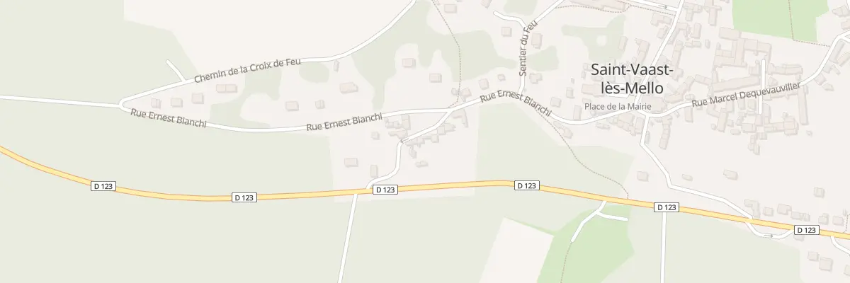 Plan du 39 Rue des Fontaines à Saint-Vaast-lès-Mello