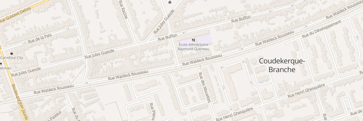 Plan du 54 Rue Waldeck Rousseau à Coudekerque-Branche