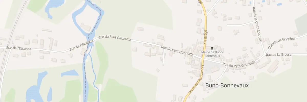 Plan du 23 Rue du Petit Gironville à Buno-Bonnevaux