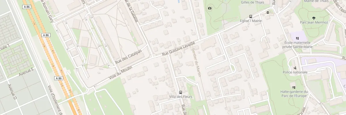 Plan du 110 Rue de la Résistance à Thiais
