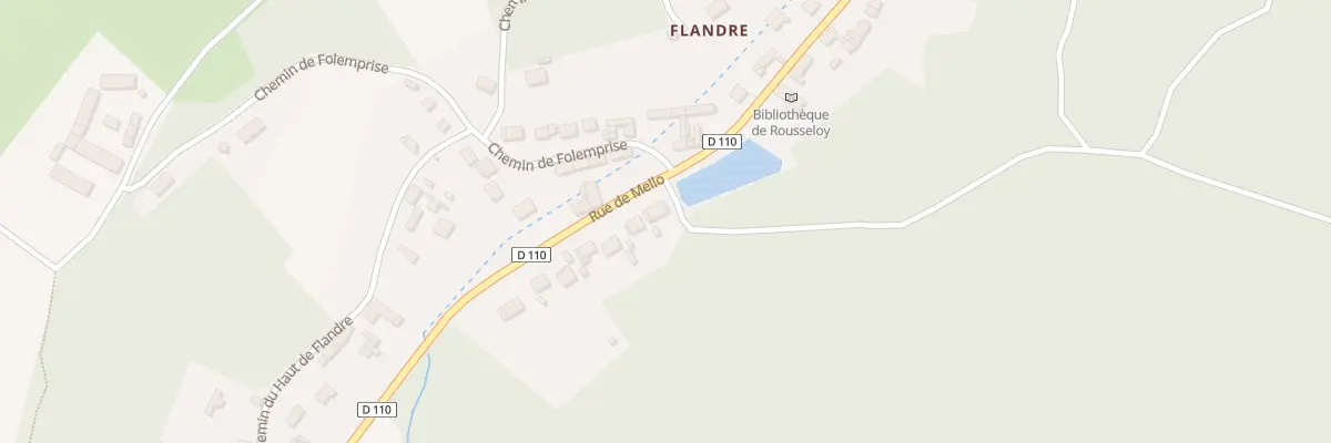 Plan du 37 Rue de Mello à Rousseloy