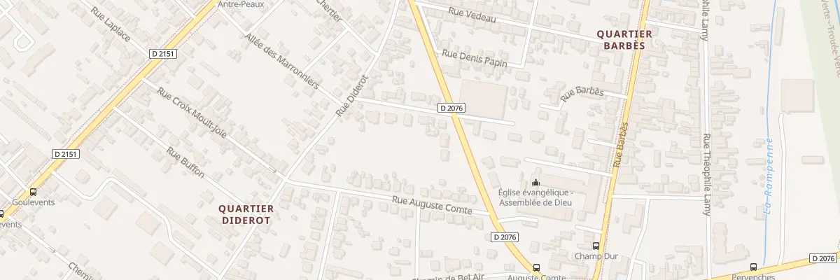 Plan du 5 Rue du Tennis à Bourges