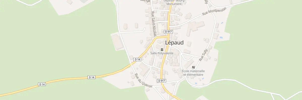 Plan du 3 Rue de l’Aérodrome à Lépaud