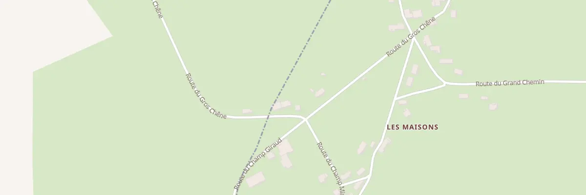 Plan du 530 Rte du Gros Chêne à Nozières