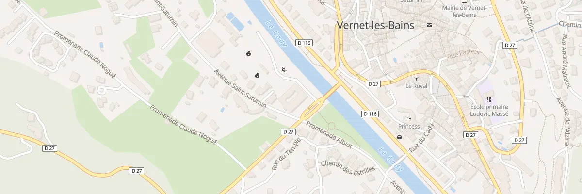 Plan du 504 Rte de Sahorre à Vernet-les-Bains