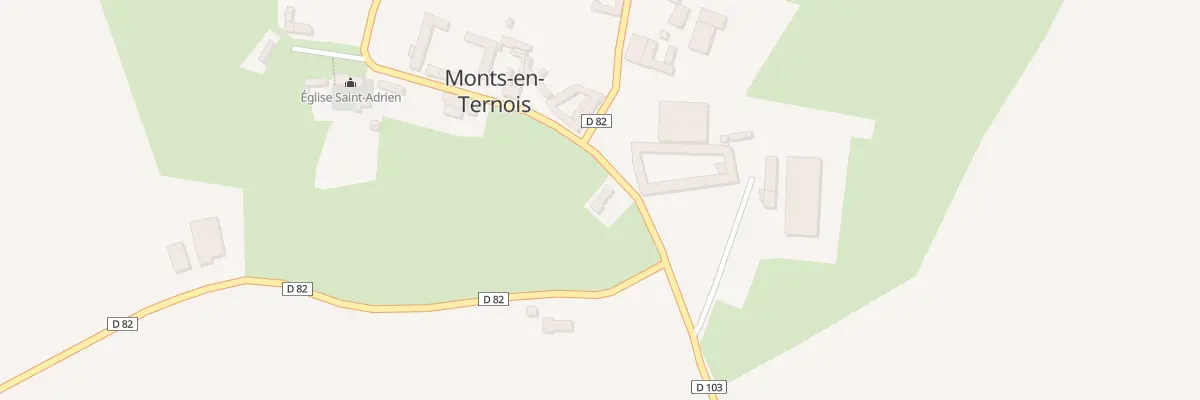 Plan du 8 Rue Principale à Monts-en-Ternois