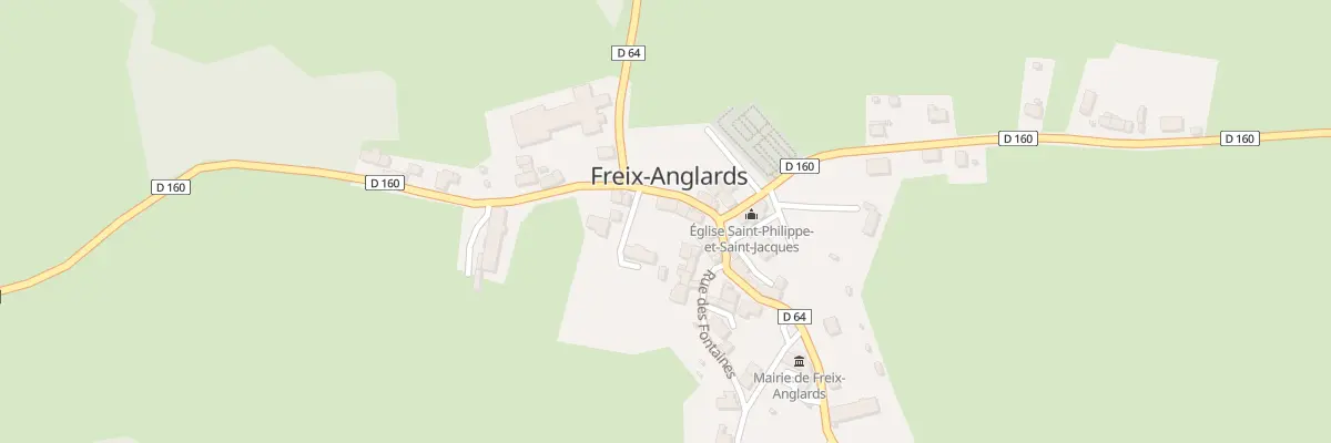 Plan du 5028 Le Bourg à Freix-Anglards