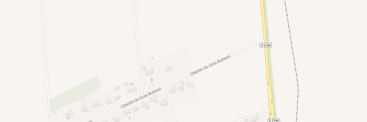 Plan du 20 Che du Gros Buisson à Trouy