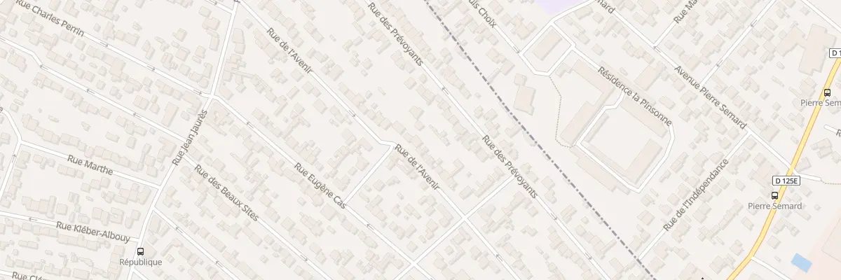 Plan du 54 Rue de l’Avenir à Stains