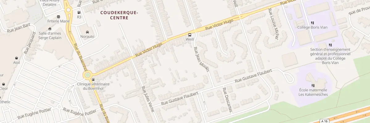 Plan du 66 Rue Victor Hugo à Coudekerque-Branche