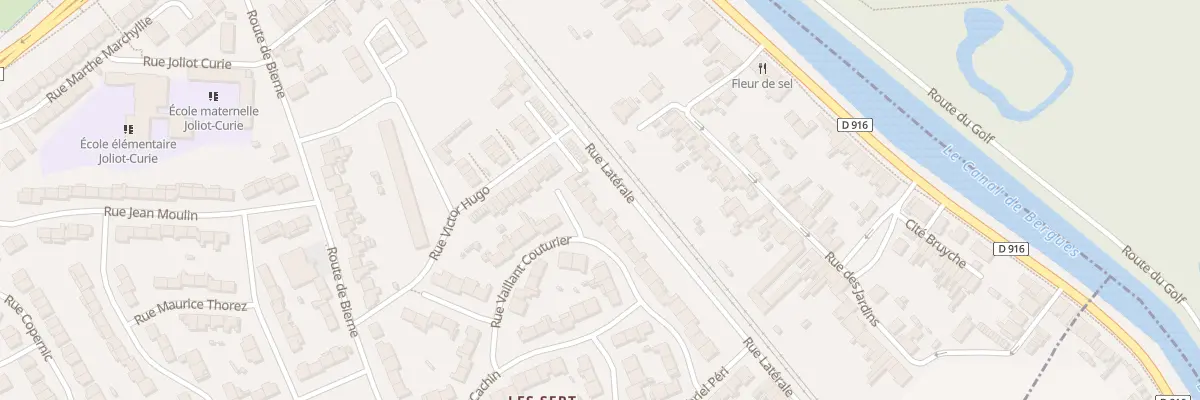 Plan du 5 Rue Jules Guesde à Cappelle-la-Grande
