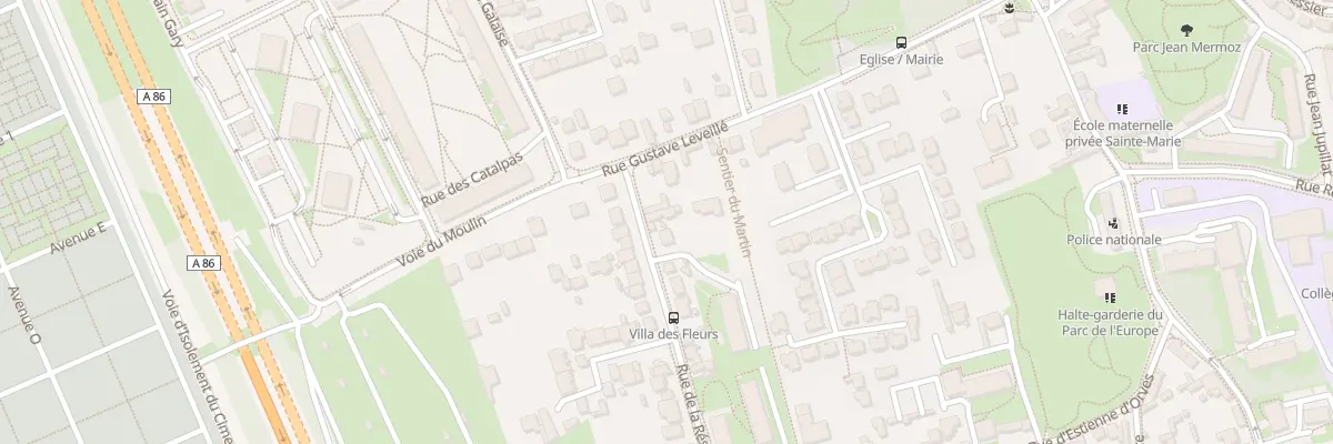 Plan du 108 Rue de la Résistance à Thiais