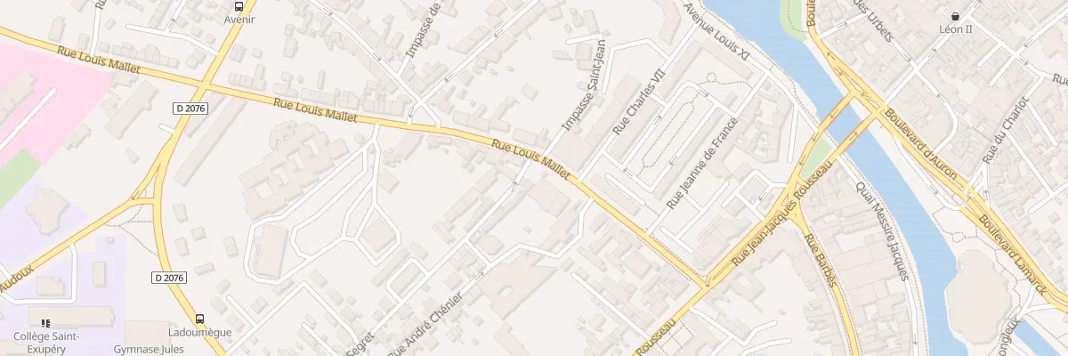 Plan du 1 Rue Louis Segret à Bourges