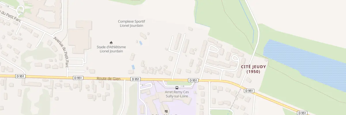Plan du 23B Rte de Gien à Sully-sur-Loire