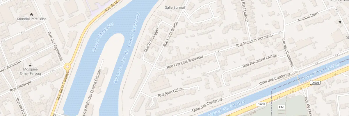 Plan du 62 Rue François Bonneau à Dunkerque