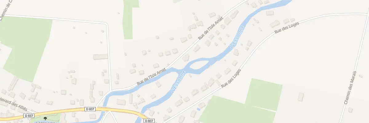 Plan du 2 Rue de l’Isle Amet à Maisse