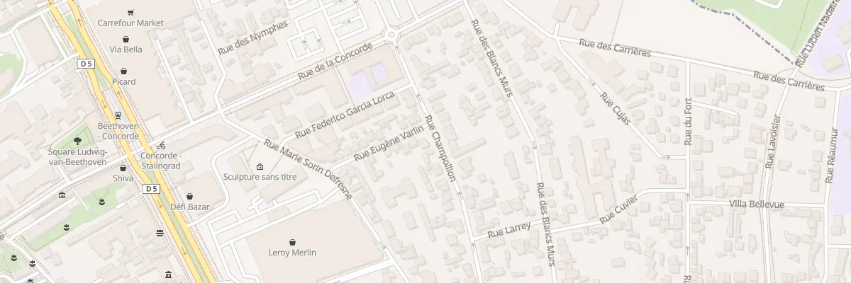 Plan du 41 Rue Champollion à Vitry-sur-Seine