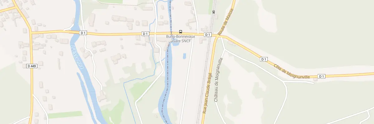 Plan du 1 Rue de Gironville à Buno-Bonnevaux