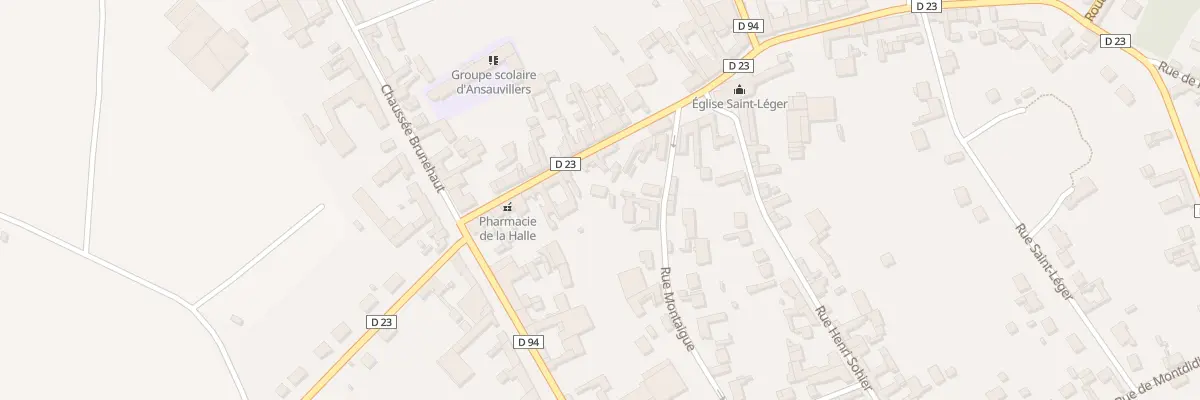 Plan du 5 Rue de la Halle à Ansauvillers