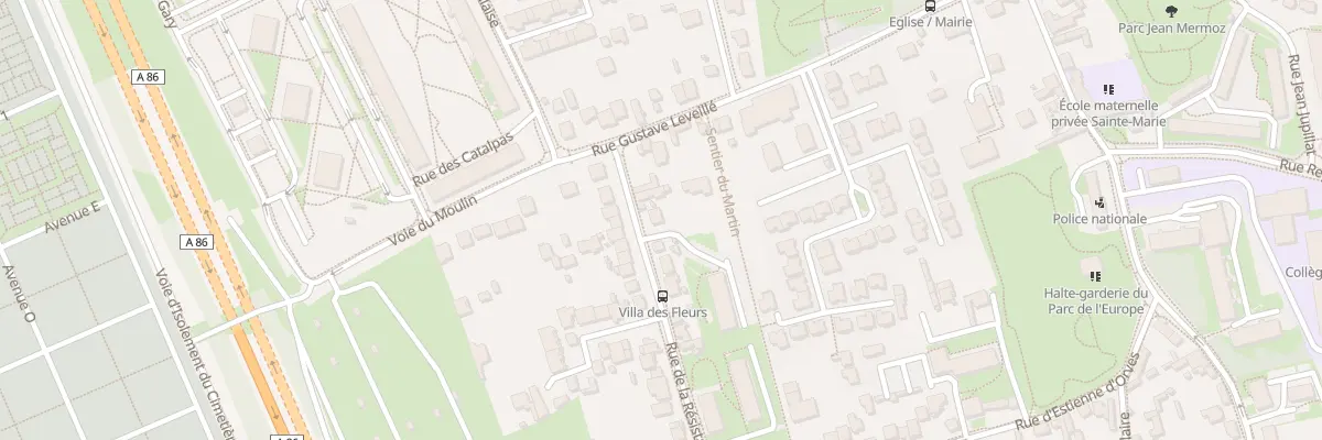 Plan du 106 Rue de la Résistance à Thiais