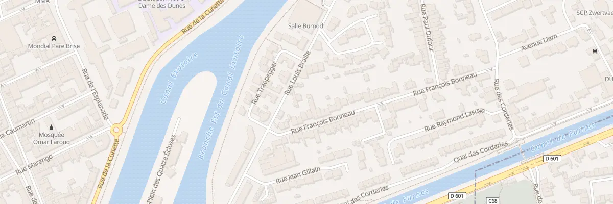 Plan du 58 Rue François Bonneau à Dunkerque