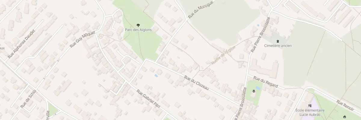 Plan du 30 Rue du Clozeau à Grigny