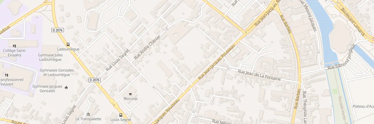 Plan du 60 Rue Jean-Jacques Rousseau à Bourges