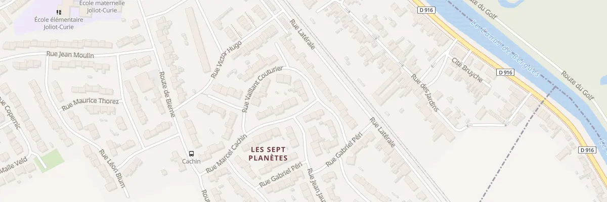 Plan du 6 Rue Jules Guesde à Cappelle-la-Grande