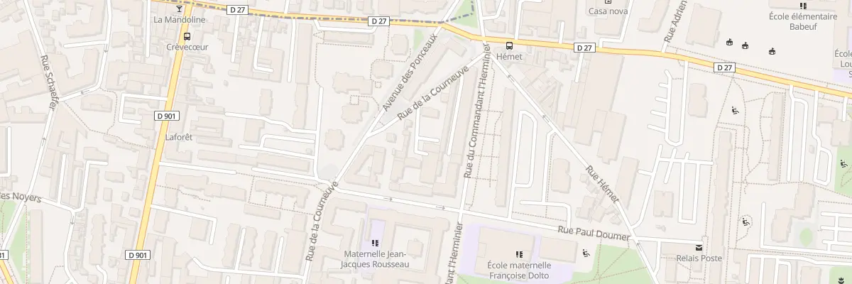 Plan du 68 Rue de la Courneuve à Aubervilliers