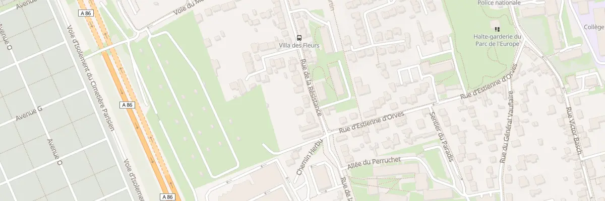 Plan du 73 Rue de la Résistance à Thiais