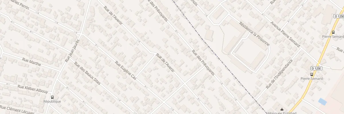 Plan du 50 Rue de l’Avenir à Stains