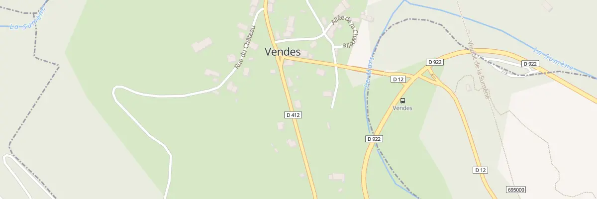 Plan du 5126 Vendes à Bassignac