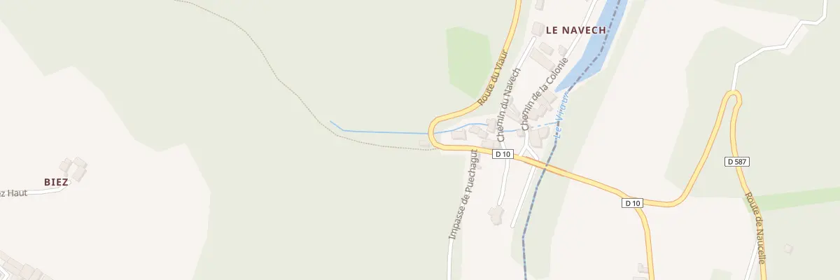 Plan du 2834 Rte du Viaur à Camjac
